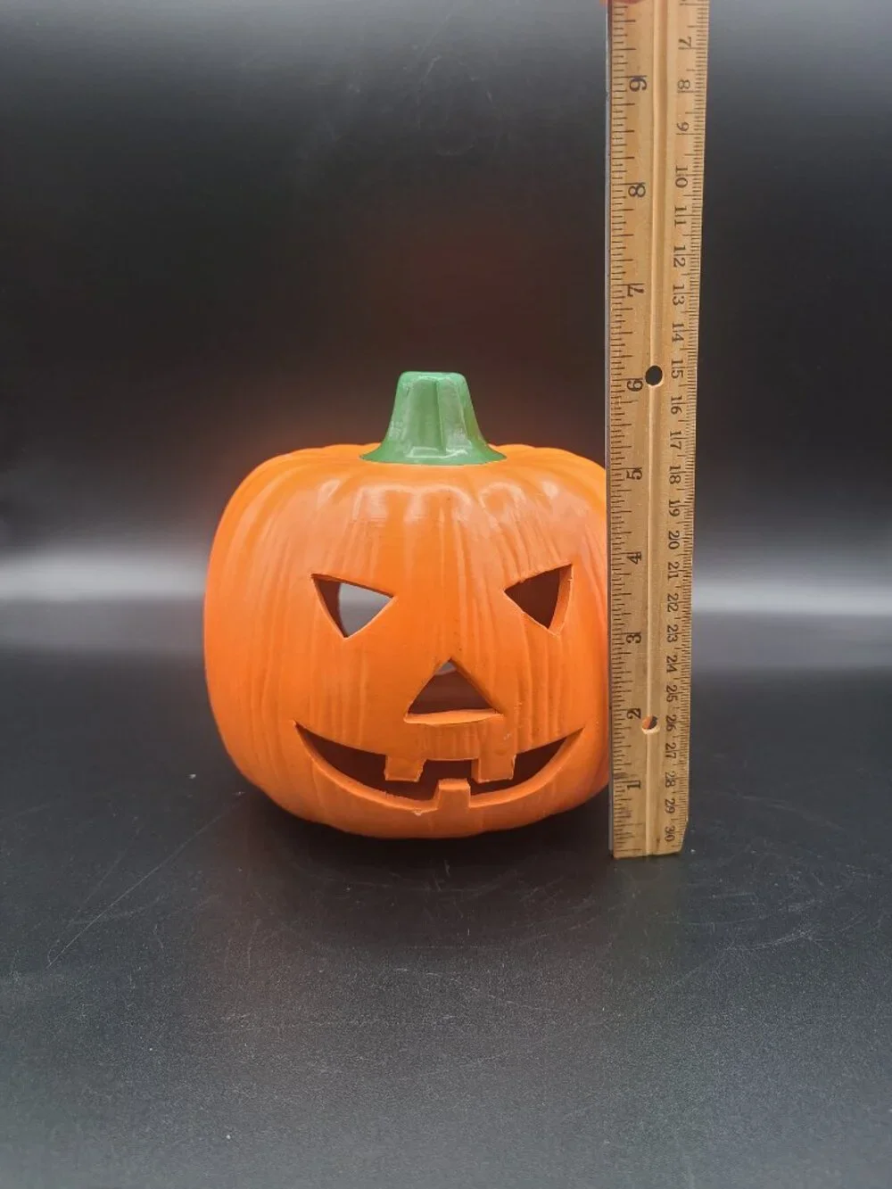 Vintage Ceramic Halloween Pumpkin Jack o Lantern 6
